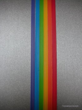 Verzierwachsstreifen "Regenbogen 2 mm"