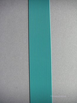 Verzierwachsstreifen rund  2 mm pastellblau