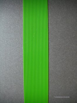 Verzierwachsstreifen rund  2 mm gelbgrün