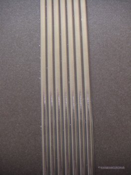 Verzierwachsstreifen,"Rundstreifen 7 mm" silber