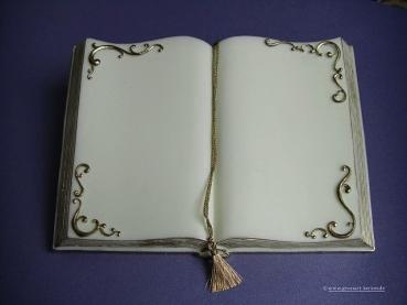 Wachsbuch mit Beschriftungsfolie