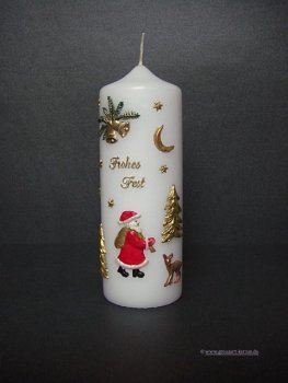 Weihnachtskerze "Weihnachtsmann"
