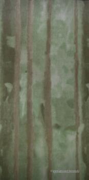 Wachsplatte grün-gold gestreift