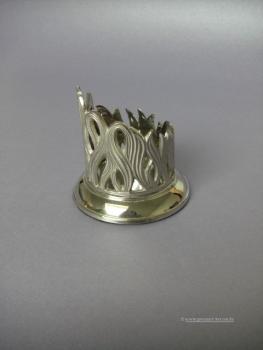 "Flamme - Kerzenleuchter" silber für Kerze 50mm