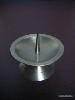 Metalleuchter gebürstet klein