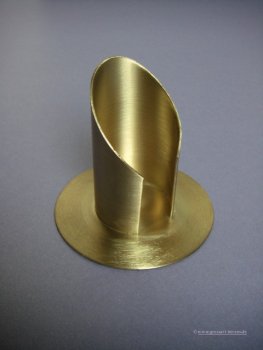 Leuchter Metall matt für Kerze 40mm