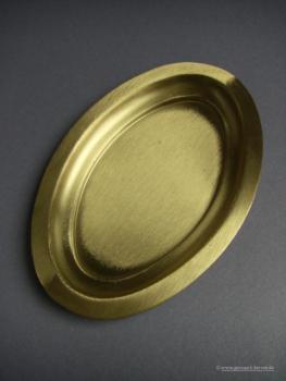 Messingteller oval