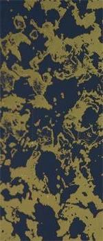 Wachsplatte dunkelblau-gold geprägt