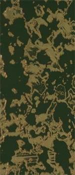 Wachsplatte dunkelgrün-gold geprägt