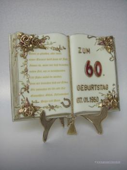 Edles, offenes Wachsbuch "Hans"