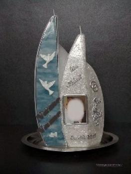 Hochzeitskerze - Fotokerze "Zur Hochzeit"