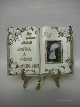 Wachsbuch "Zur goldenen Hochzeit"