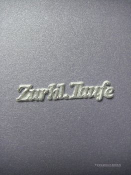 Schriftzug Zur hl. Taufe schmal versch. Farben