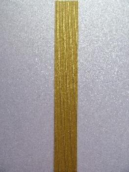 Verzierwachsstreifen rund  2 mm bronzegold