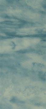 Wachsplatte hellblau-weiß marmoriert