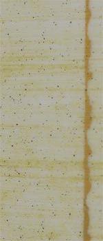 Wachsplatte elfenbein-gold-schwarz getupft