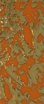 Wachsplatte gelb-gold geprägt