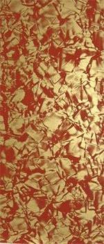 Wachsplatte terra-gold marmoriert