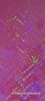 Wachsplatte violett diamanteffekt