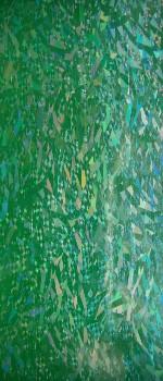 Wachsplatte grün diamanteffekt