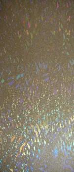 Wachsplatte bronzegold diamanteffekt