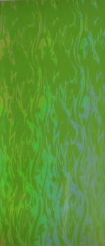 Wachsplatte gelbgrün irisierend