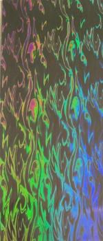 Wachsplatte schwarz irisierend