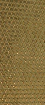 Wachsplatte Waben-gold geprägt