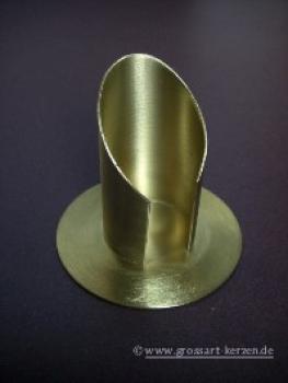 Leuchter Metall matt für Kerze 40mm