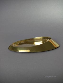 Kerzenteller oval," Sonderleuchter"gold poliert