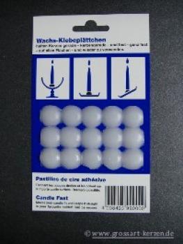 Wachs-Klebeplättchen 15er