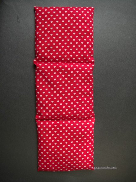 Kirschkernkissen "Herz klein"mit drei Kammern