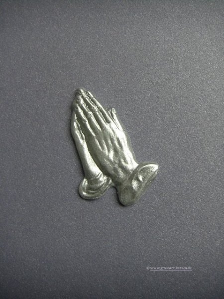 Verzierwachs Ornament "Betende Hände"