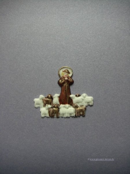 Verzierwachs Hirte, "Schäfer u.Schafe"