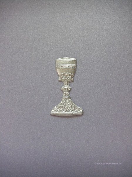 Verzierwachs "Kelch groß" silber