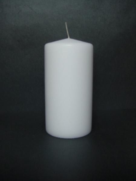 Kerzenrohling "Stumpenkerze weiss"