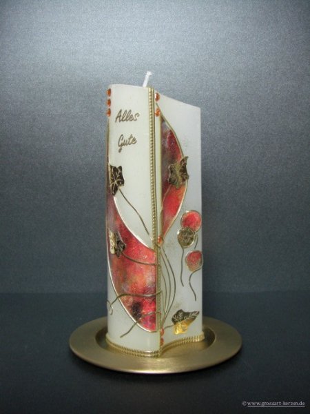 Geburtstagskerze / Jubiläumskerze "Seraphin"