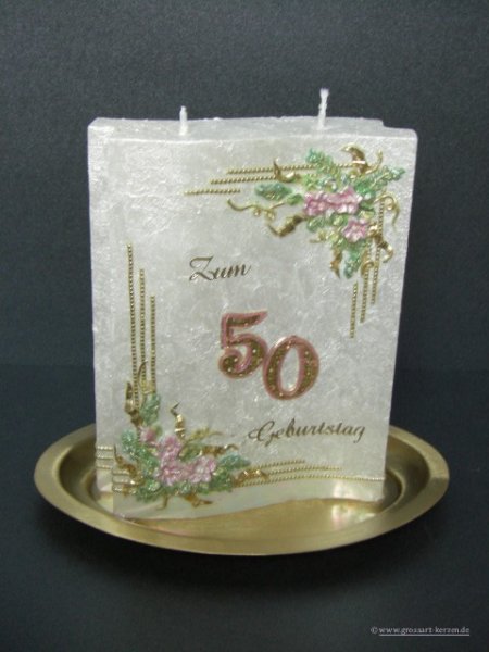 Geburtstagskerze / Jubiläumskerze "Lady-Di"