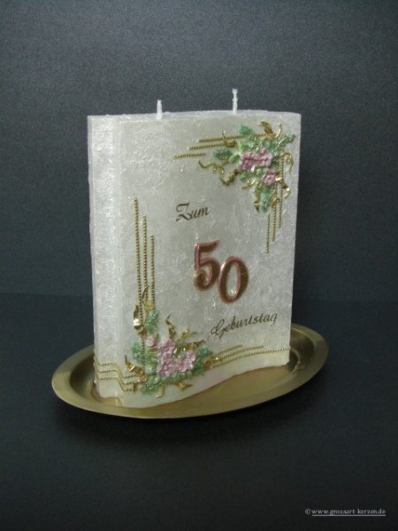 Geburtstagskerze / Jubiläumskerze "Lady-Di"