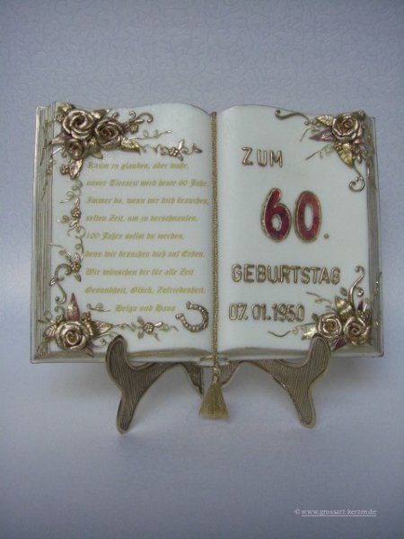 Edles, offenes Wachsbuch "Hans"