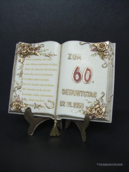 Edles, offenes Wachsbuch "Hans"