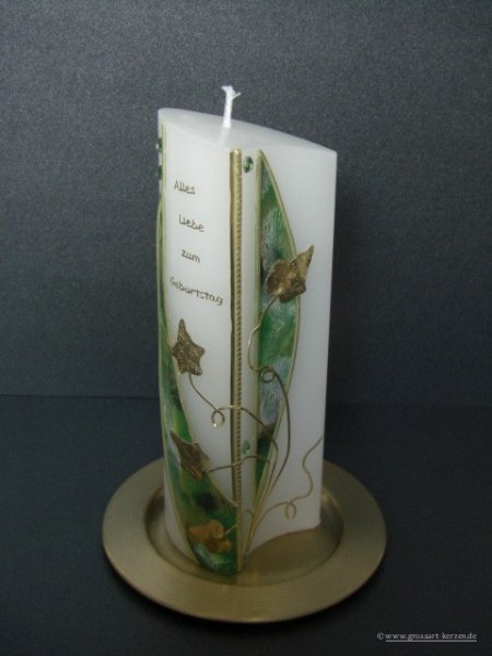 Geburtstagskerze / Jubiläumskerze "Romeo"