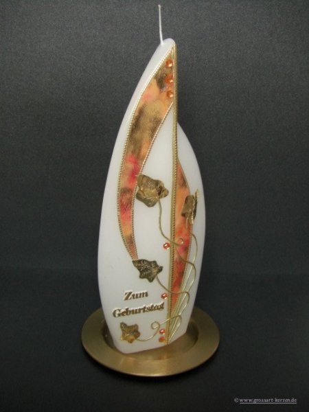 Geburtstagskerze / Jubiläumskerze "Cindy"