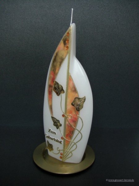 Geburtstagskerze / Jubiläumskerze "Cindy"