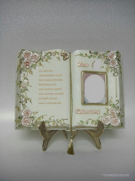 Wachsbuch "Zum Geburtstag "