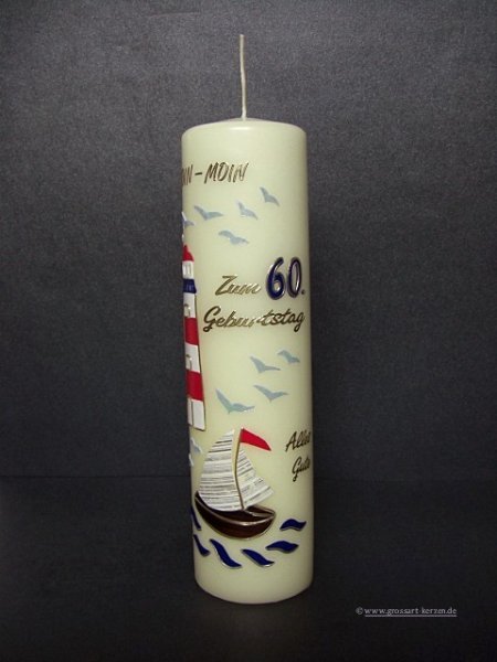 Geburtstagskerze "Zum 60.Geburtstag"
