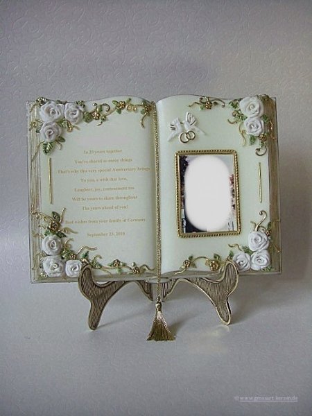 Wachsbuch "Zur Silberhochzeit", "Zur goldenen Hochzeit"