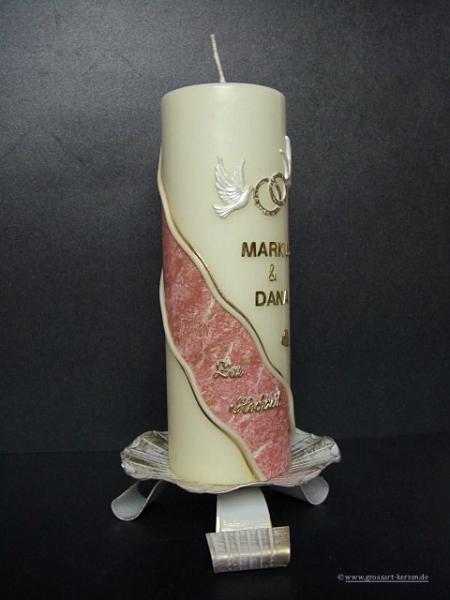 Hochzeitskerze "Zur Hochzeit"