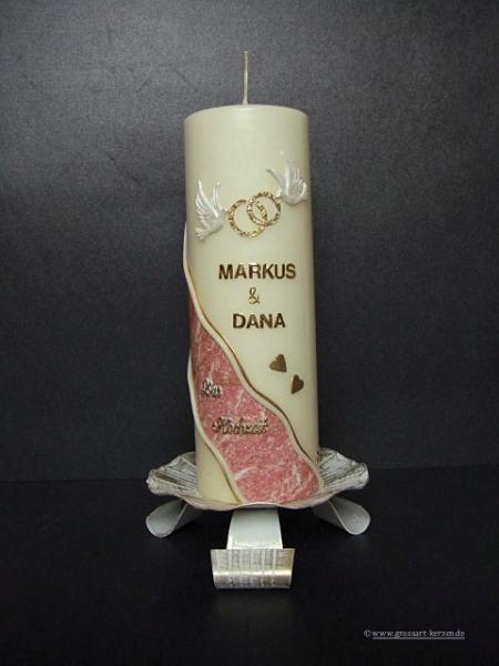 Hochzeitskerze "Zur Hochzeit"