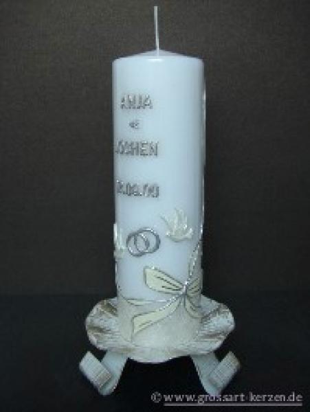 Hochzeitskerze "Anja!"